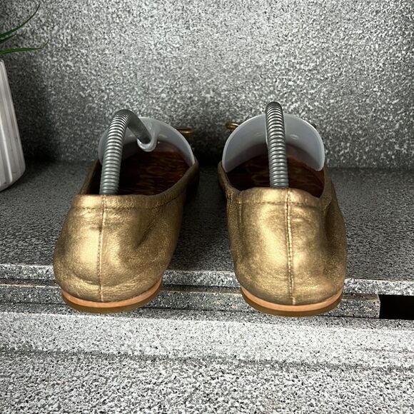 Sam Edelman Beatrix Leather Studded Flats Loafers Shoes Size 5.5 - Picture 6 of 8